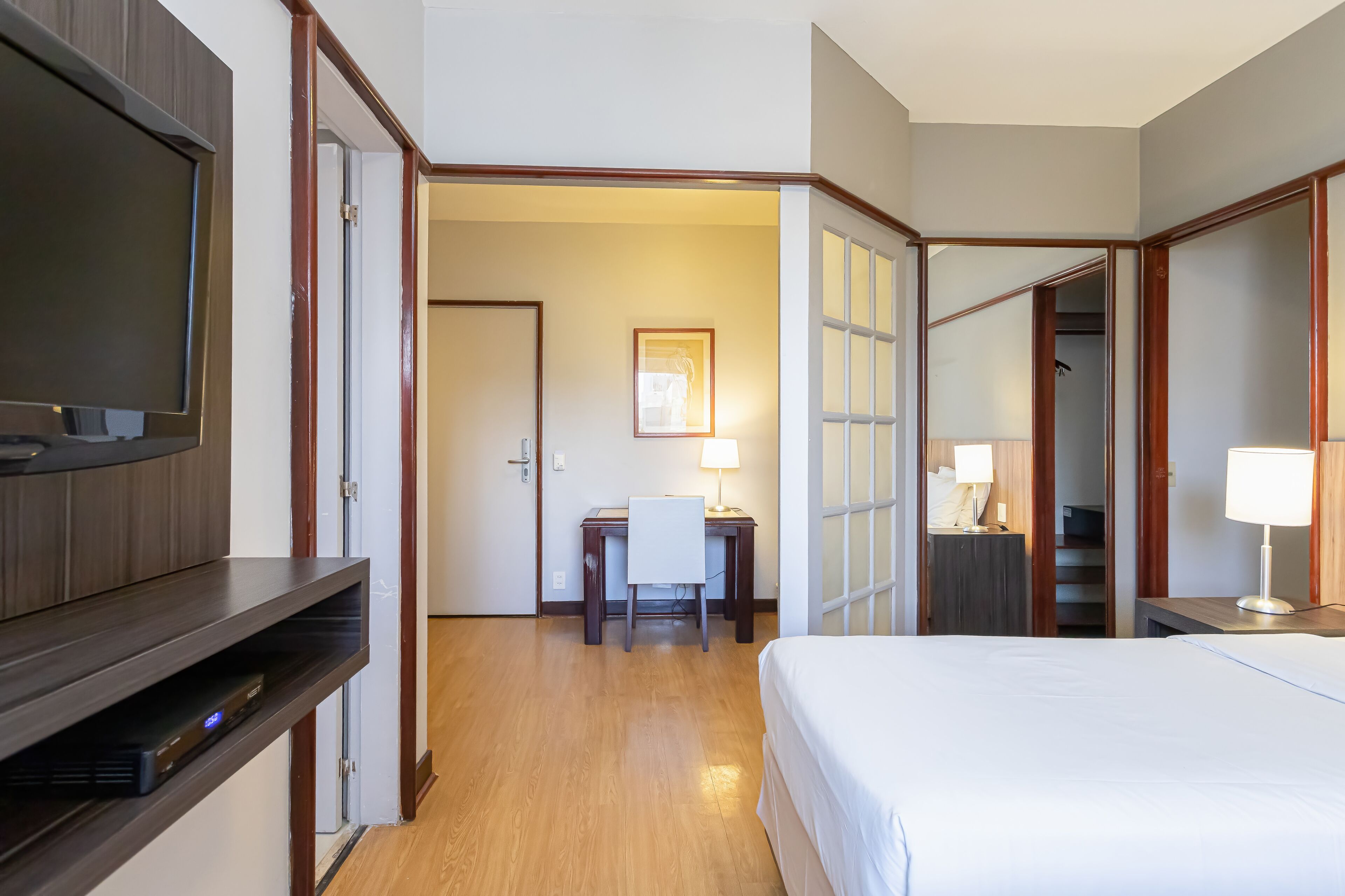 studio | premium bedding, minibar, in-room safe, individually decorated
