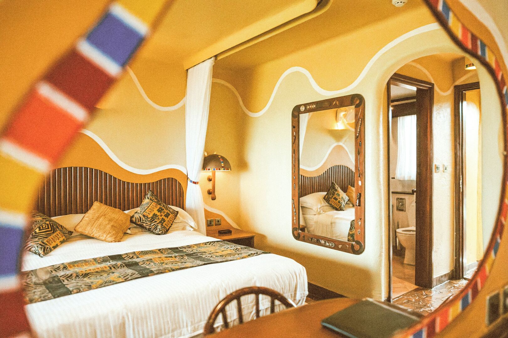 スタンダード ルーム パークビュー | 高級寝具、デスク、WiFi (無料)、ベッドシーツ