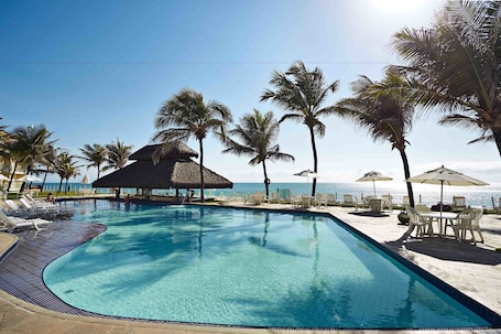 3 outdoor pools, pool umbrellas, sun loungers