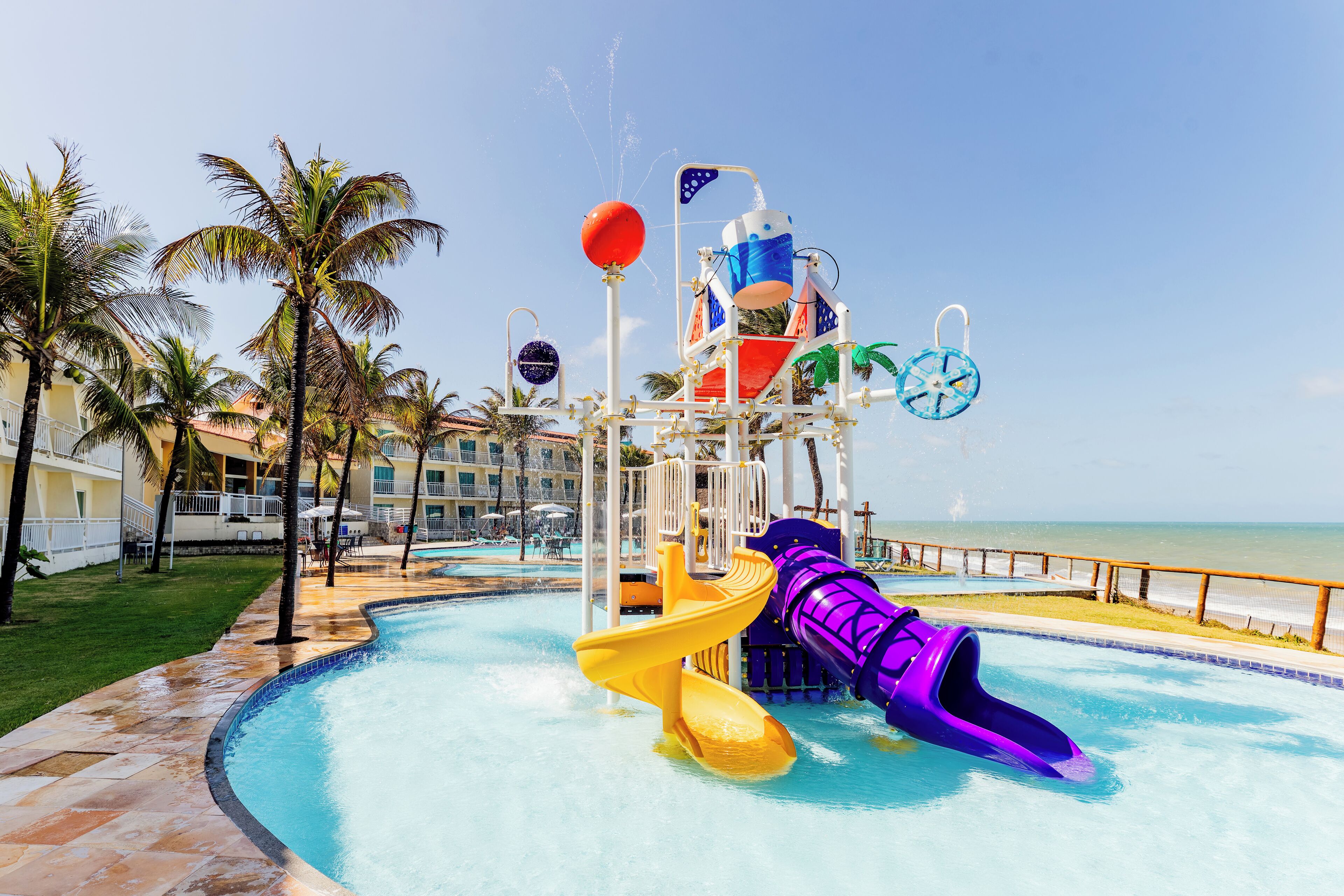 3 outdoor pools, pool umbrellas, sun loungers