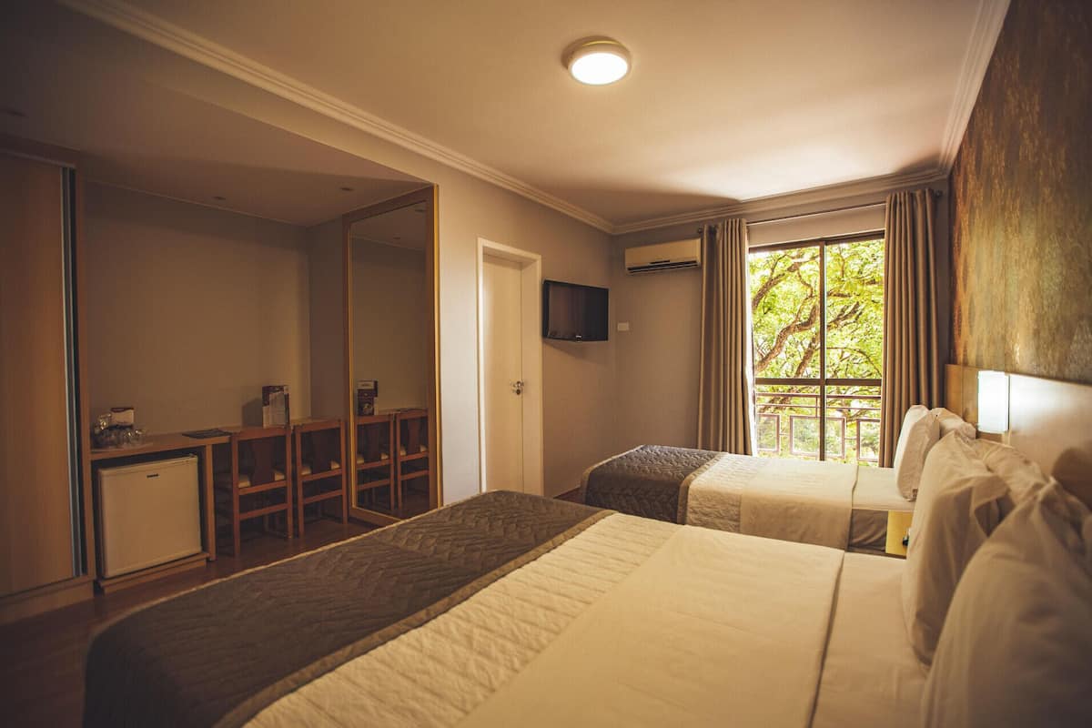 Minibar, in-room safe, desk, blackout curtains