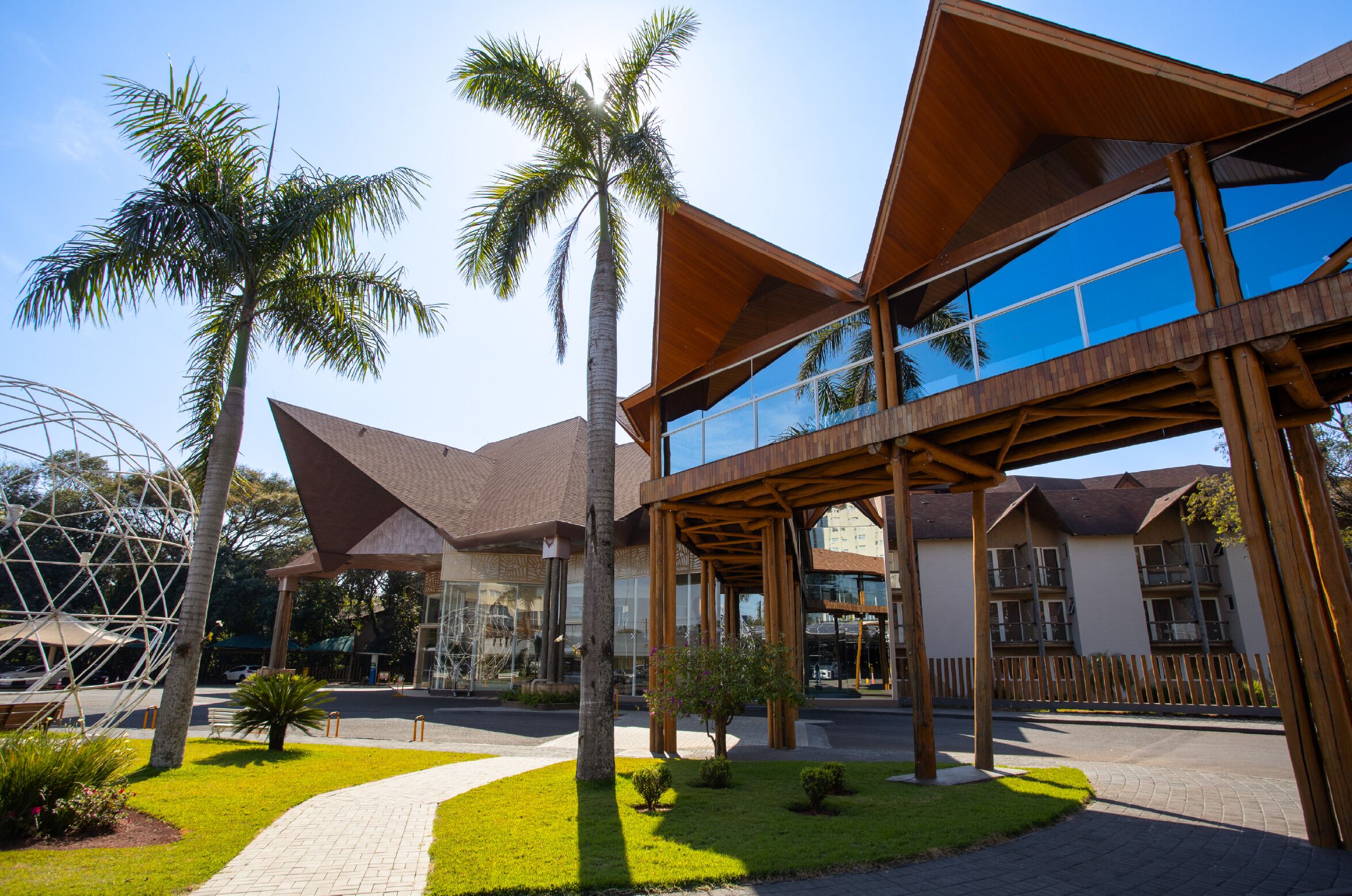 숙박 시설 입구