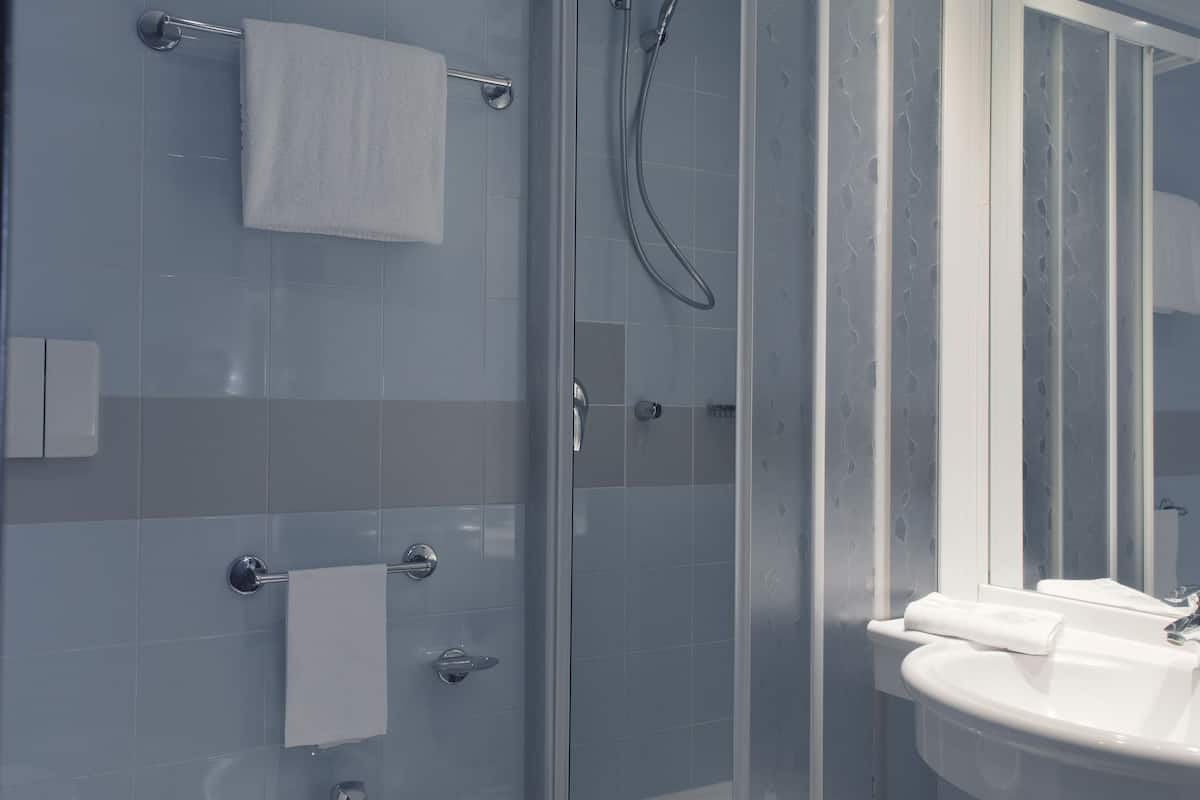 shower, rainfall showerhead, hair dryer, bidet