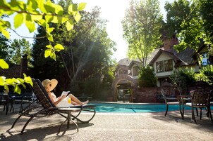 2 outdoor pools, open 7:00 AM to 11:00 PM, free cabanas, pool umbrellas