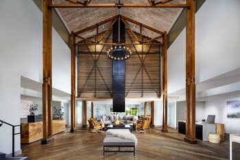 Lobby lounge at Sanctuary Beach Resort