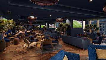 2 bars/lounges, rooftop bar, sports bar