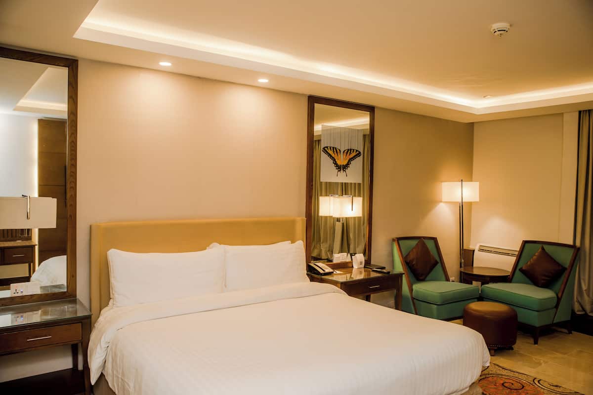 Deluxe Room | Minibar, in-room safe, desk, laptop workspace