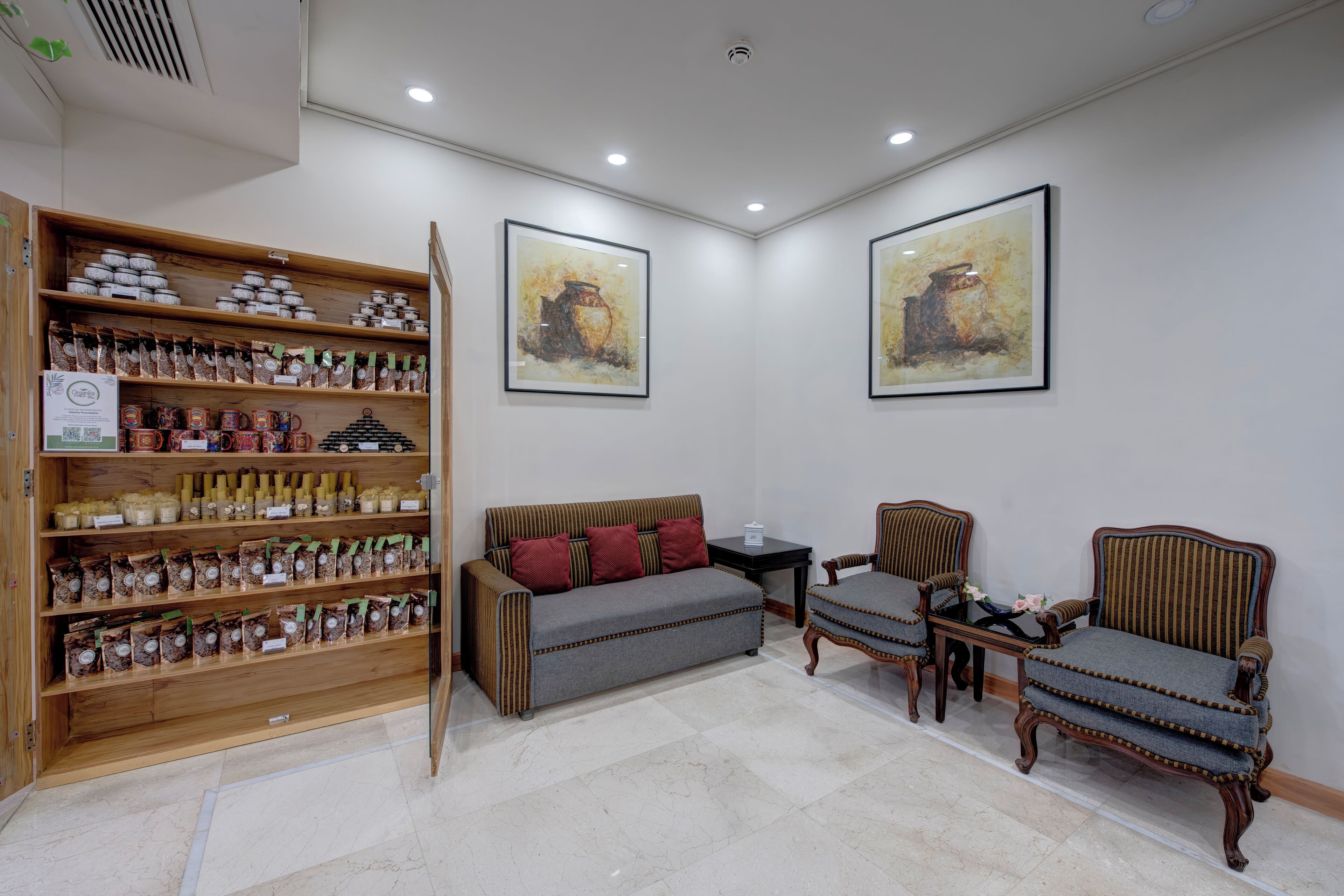 Lobby sitting area