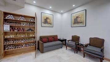 Lobby sitting area