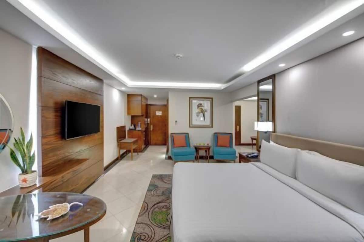1 chambre, minibar, coffres-forts dans les chambres, bureau