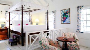 Premium bedding, pillow-top beds, in-room safe, desk