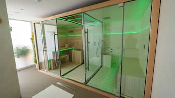 Sauna, bain Ă remous, hammam