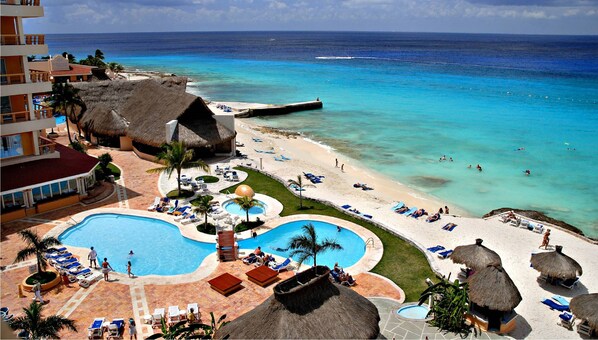 Indoor pool, 5 outdoor pools, open 6:00 AM to 10:00 PM, sun loungers