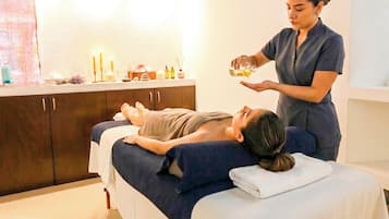 Body treatments, aromatherapy, hot stone massages, sports massages