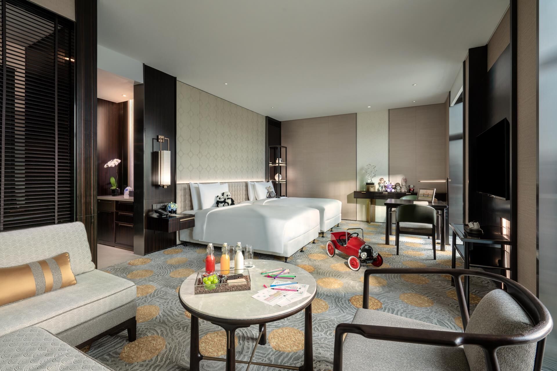 Minibar, in-room safe, desk, blackout drapes