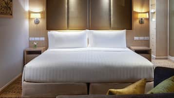 Deluxe-Zimmer, 1 King-Bett | 1 Schlafzimmer, Bettwäsche aus ägyptischer Baumwolle