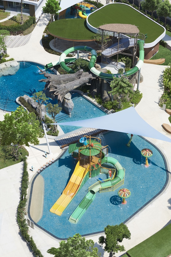 Toboggan aquatique
