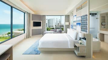 Deluxe Room, Ocean View (Grand) | Premium bedding, down comforters, in-room safe, desk