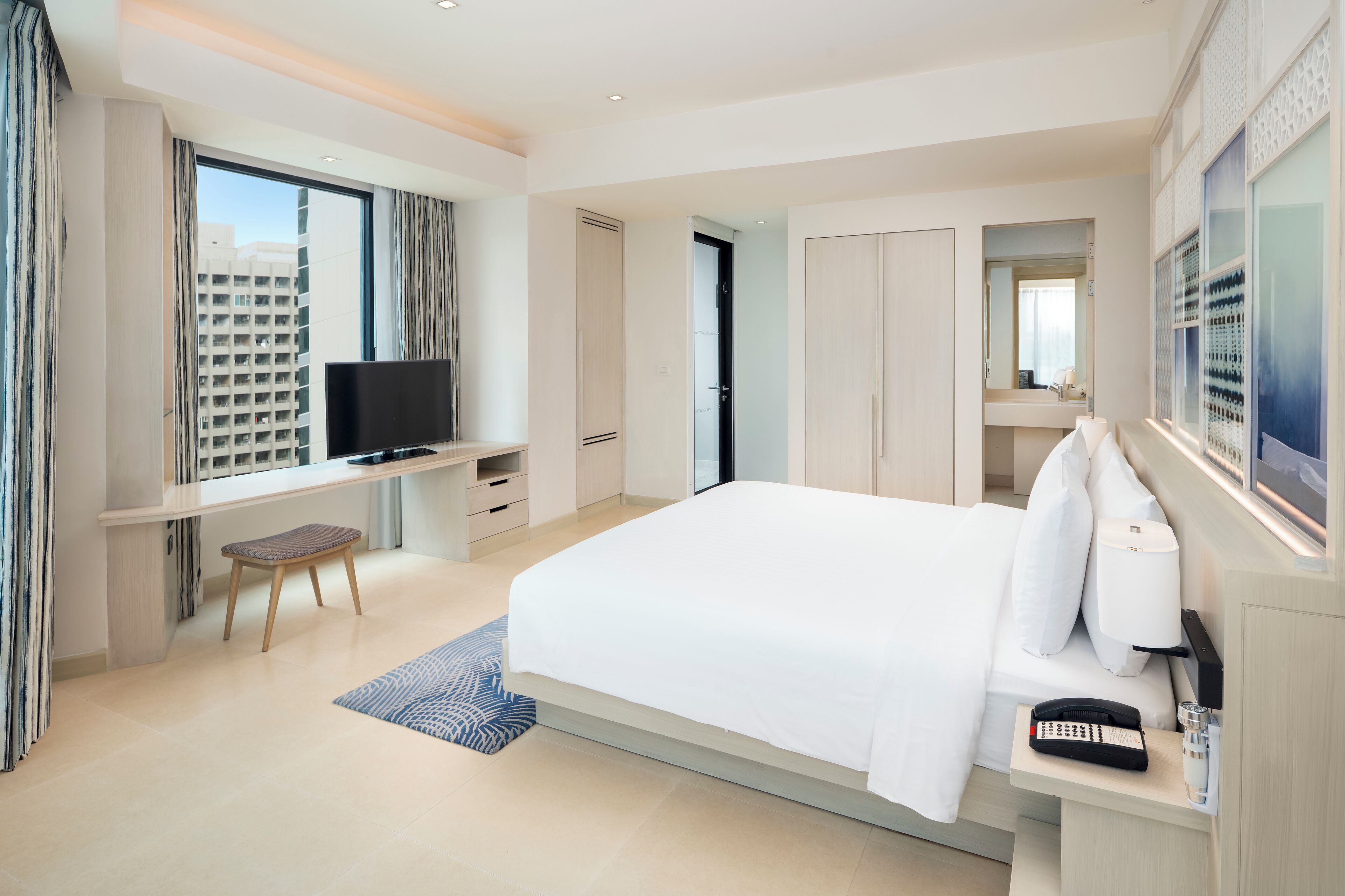 Habitación Deluxe, 1 cama King size (Family) | Ropa de cama de alta calidad y edredón 