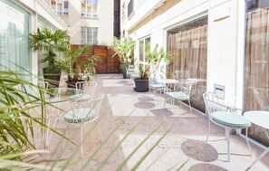 Área externa para banquete