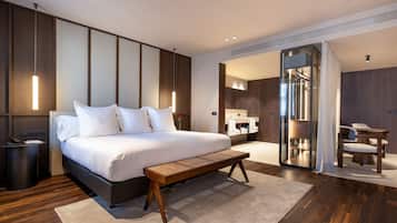 Grand Suite | Ropa de cama de alta calidad, minibar, caja fuerte
