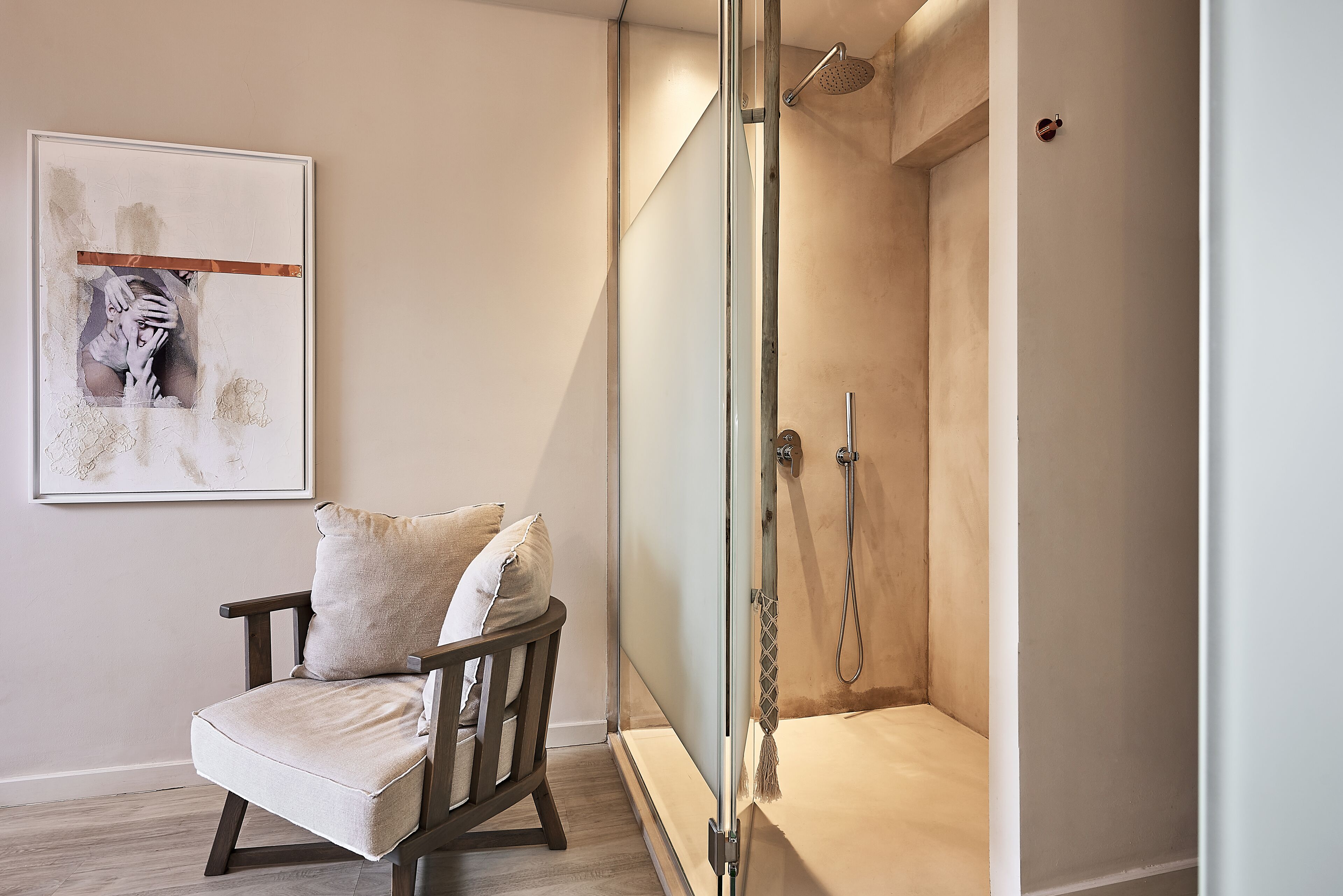 bohemian deluxe double | bathroom shower