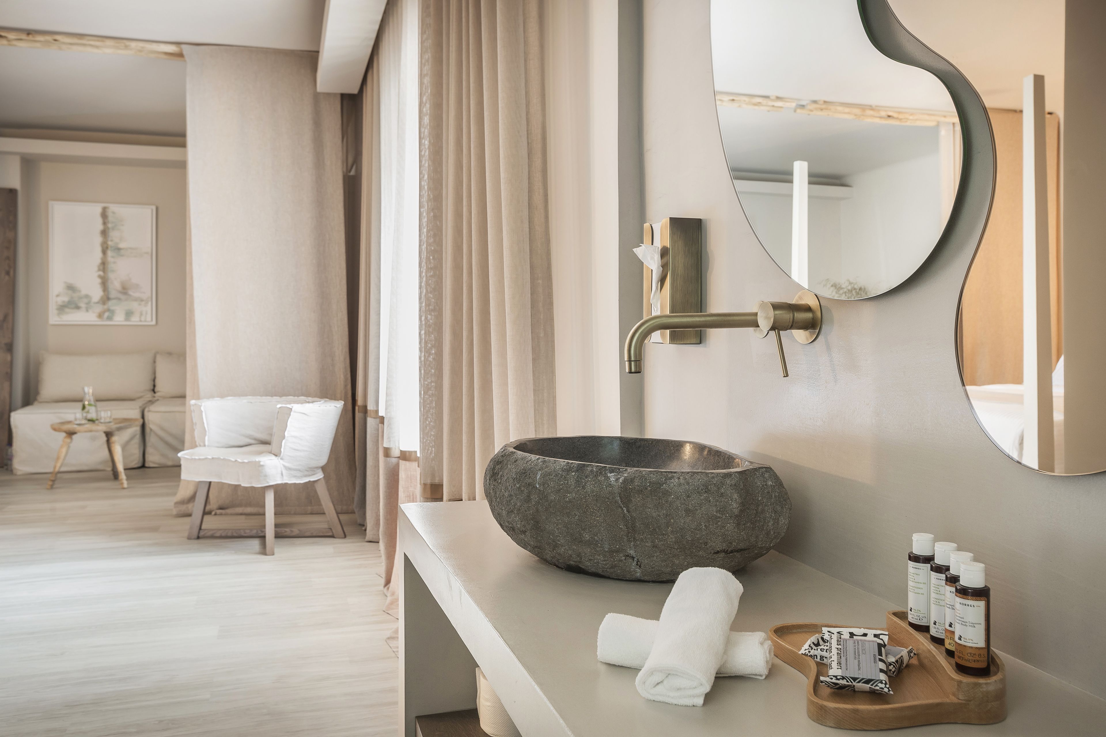 master 2 bedrooms suite | bathroom | shower, rainfall showerhead, free toiletries, hair dryer