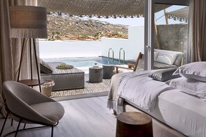 Exclusive Suite, Private Pool | View from room - Palladium Hotel (Mykonos)