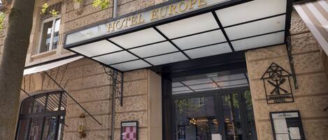 Fassade der Unterkunft