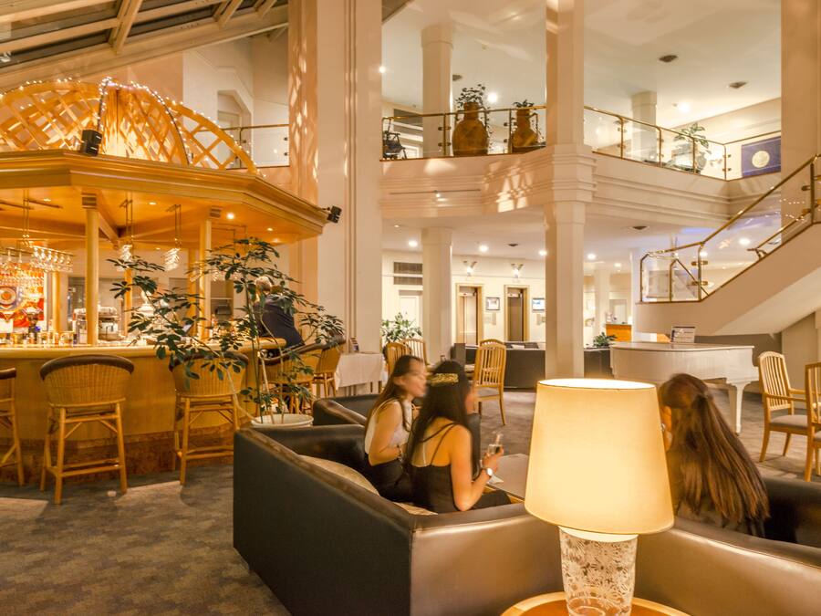 Sala de estar en el lobby