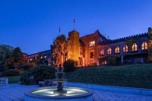 Front of property - evening/night