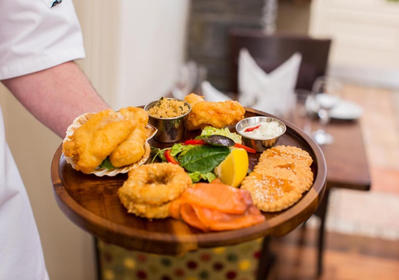 breakfast and dinner served