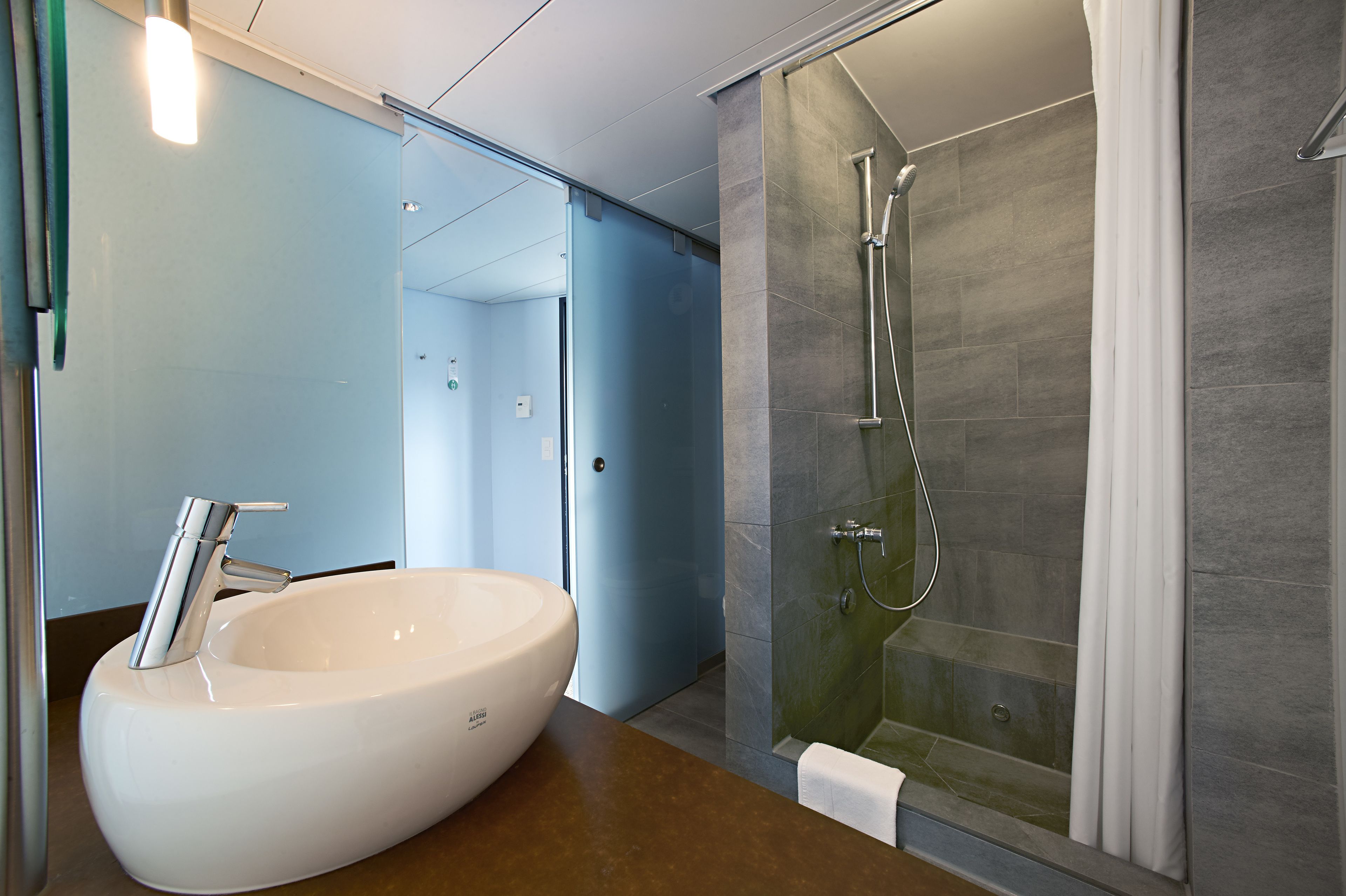 comfort room | bathroom | free toiletries, hair dryer, bathrobes, slippers