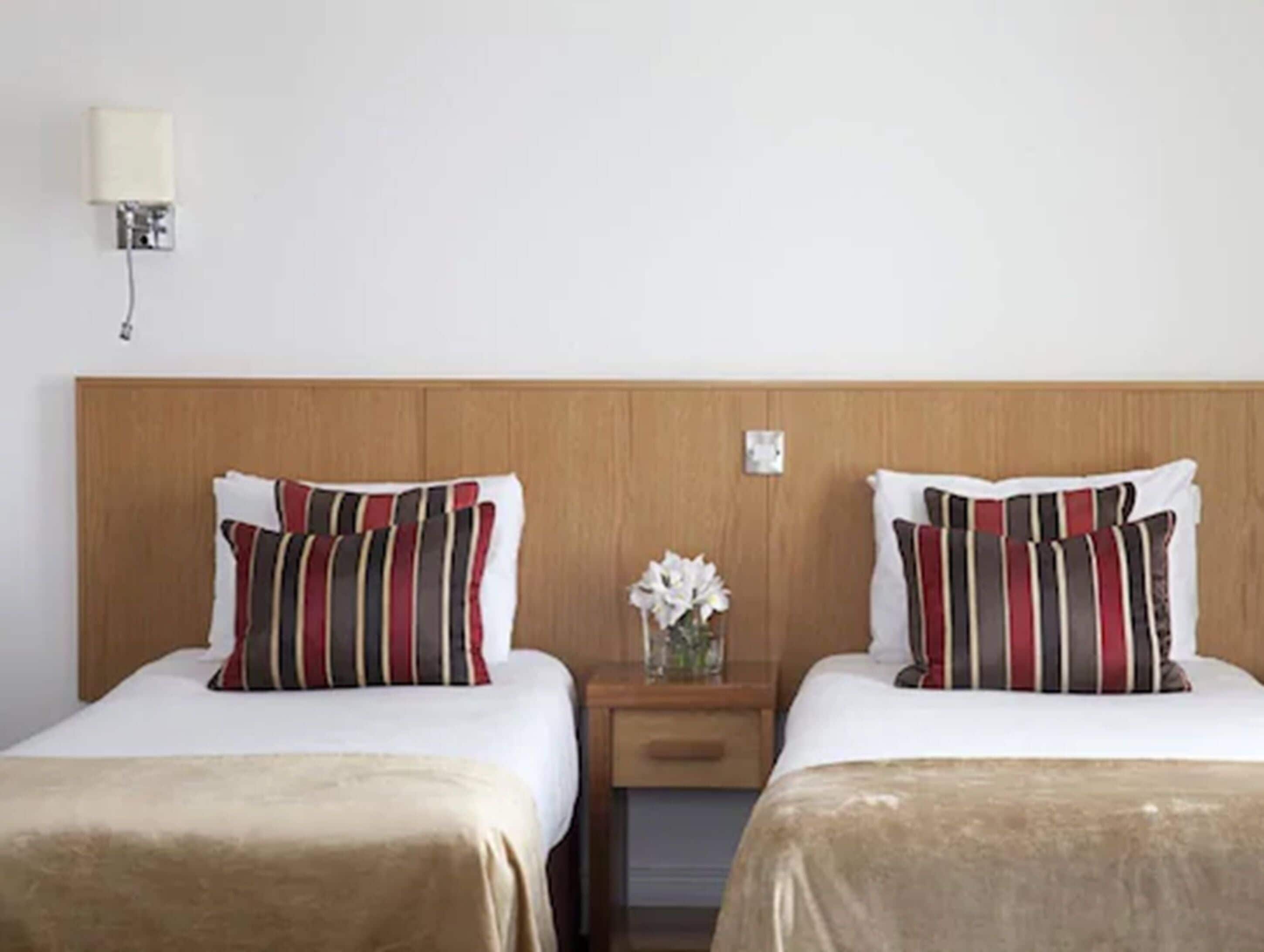 twin room, 2 single beds | in-room safe, desk, blackout curtains, iron/ironing board
