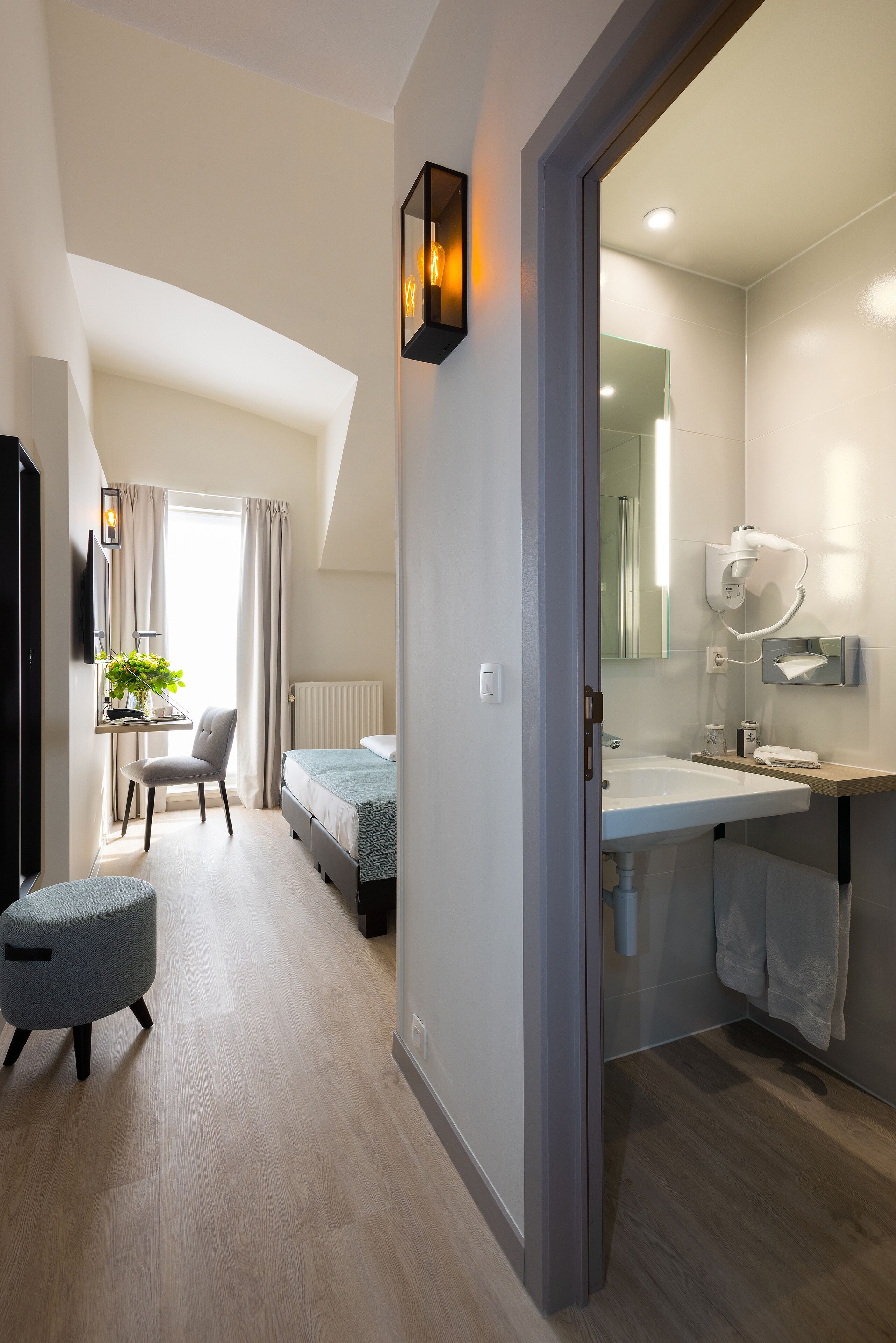 double room (charming) | in-room safe, desk, iron/ironing board, free wifi