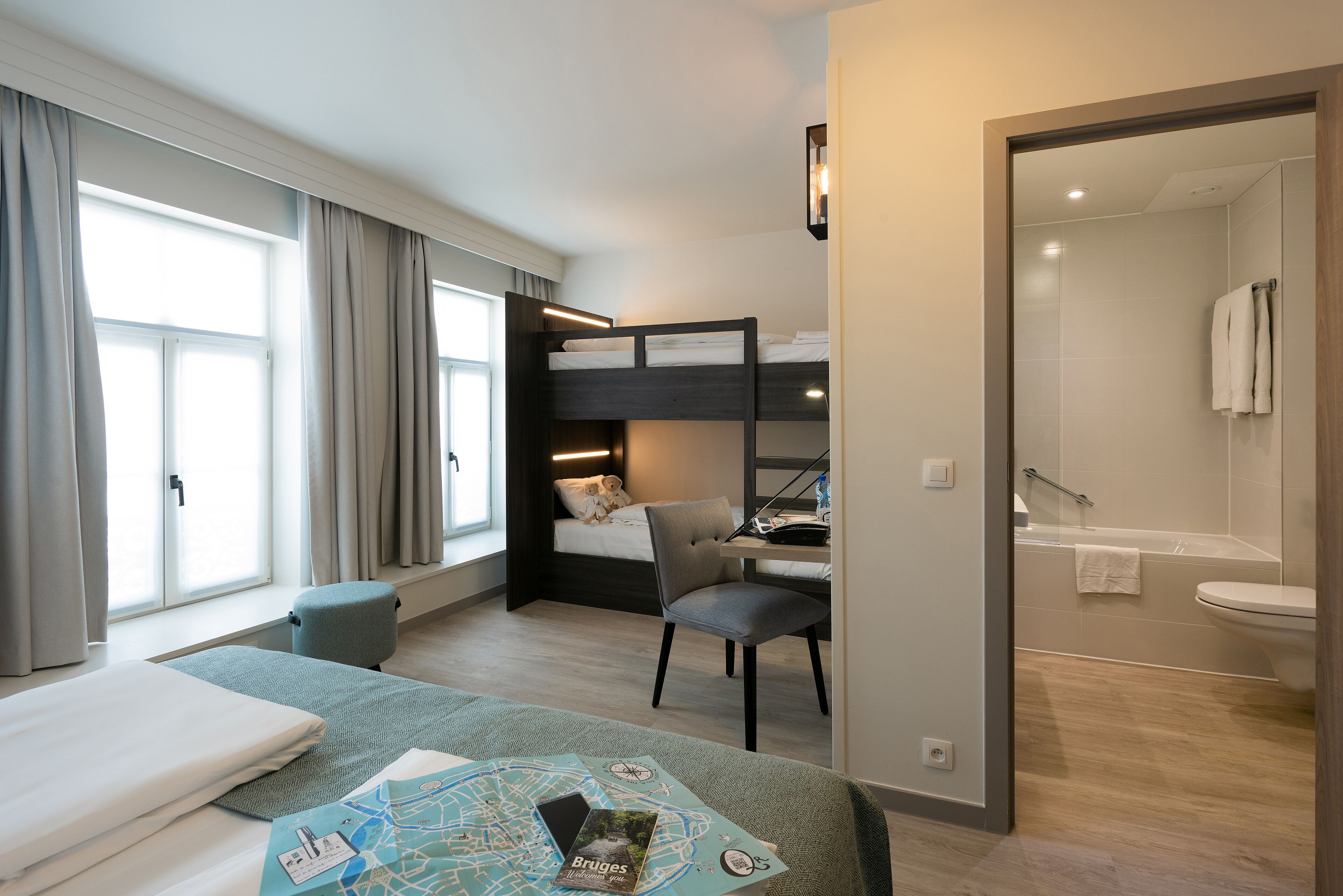 family room | in-room safe, desk, iron/ironing board, free wifi