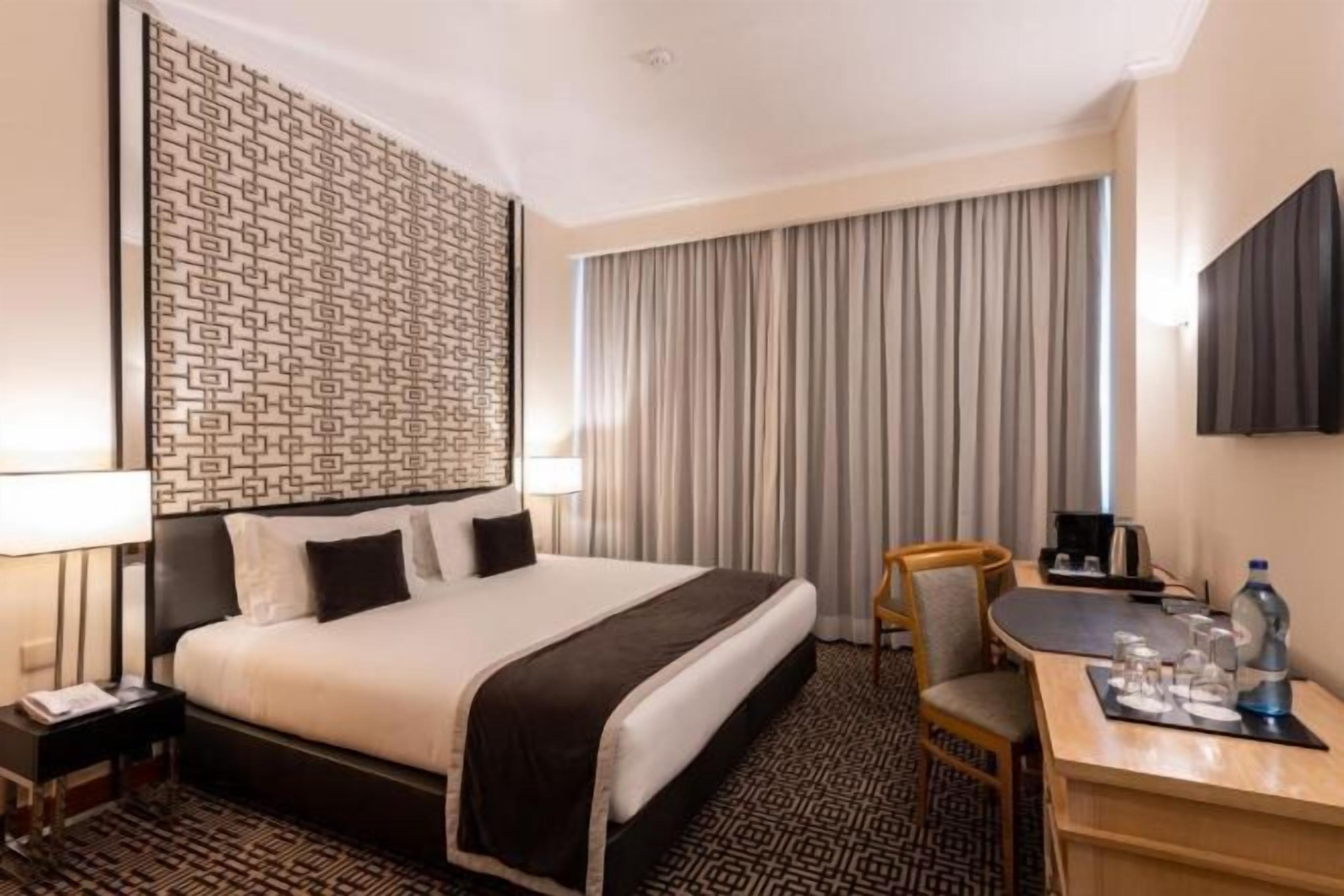 Minibar, in-room safe, desk, blackout curtains