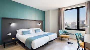 Minibar, in-room safe, desk, laptop workspace