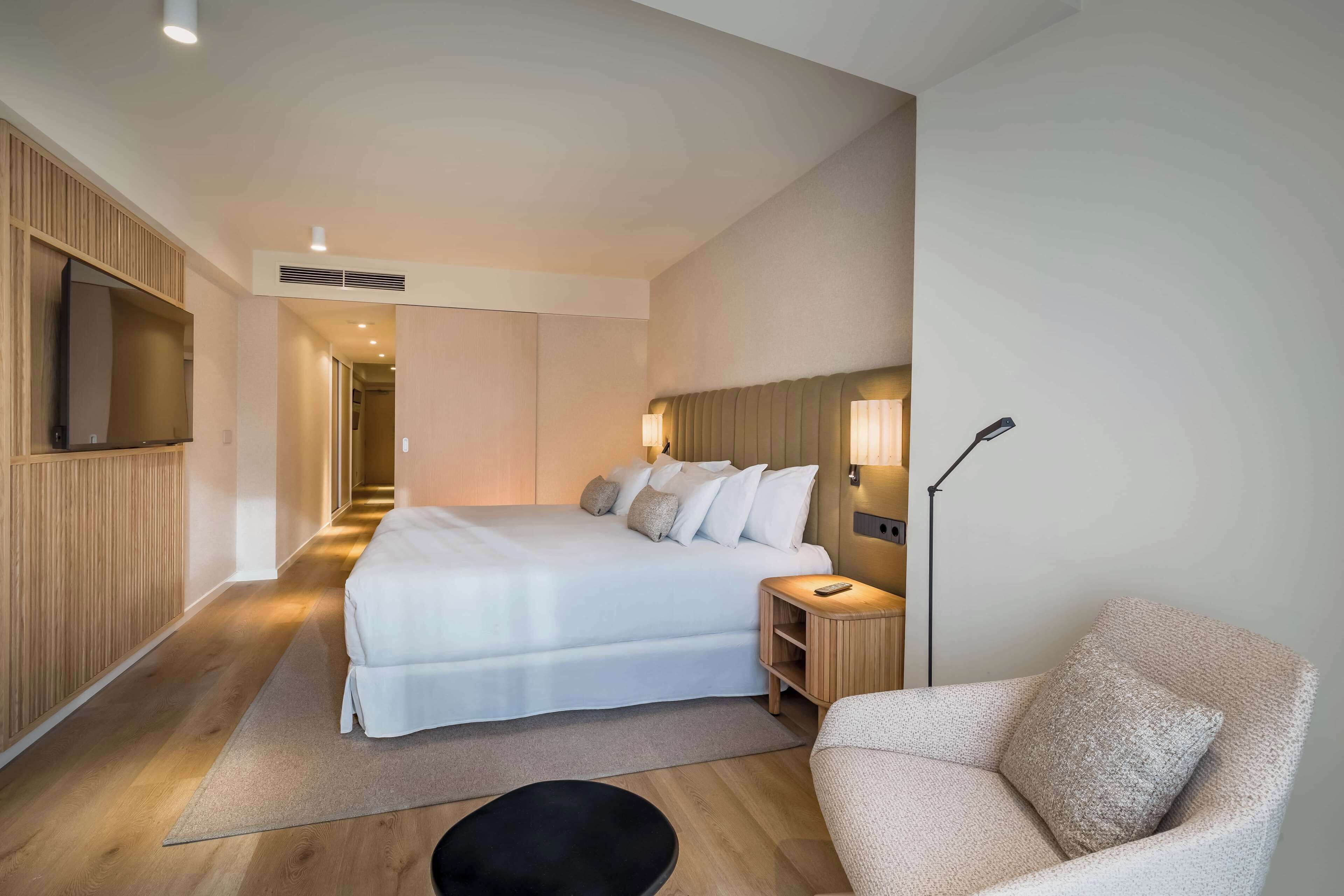 Literie de qualité supérieure, couette en duvet d'oie, minibar