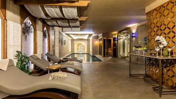 Sauna, steam room, Turkish bath/hammam, body treatments, hydrotherapy