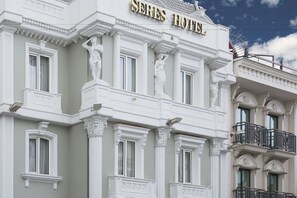 Fassade der Unterkunft