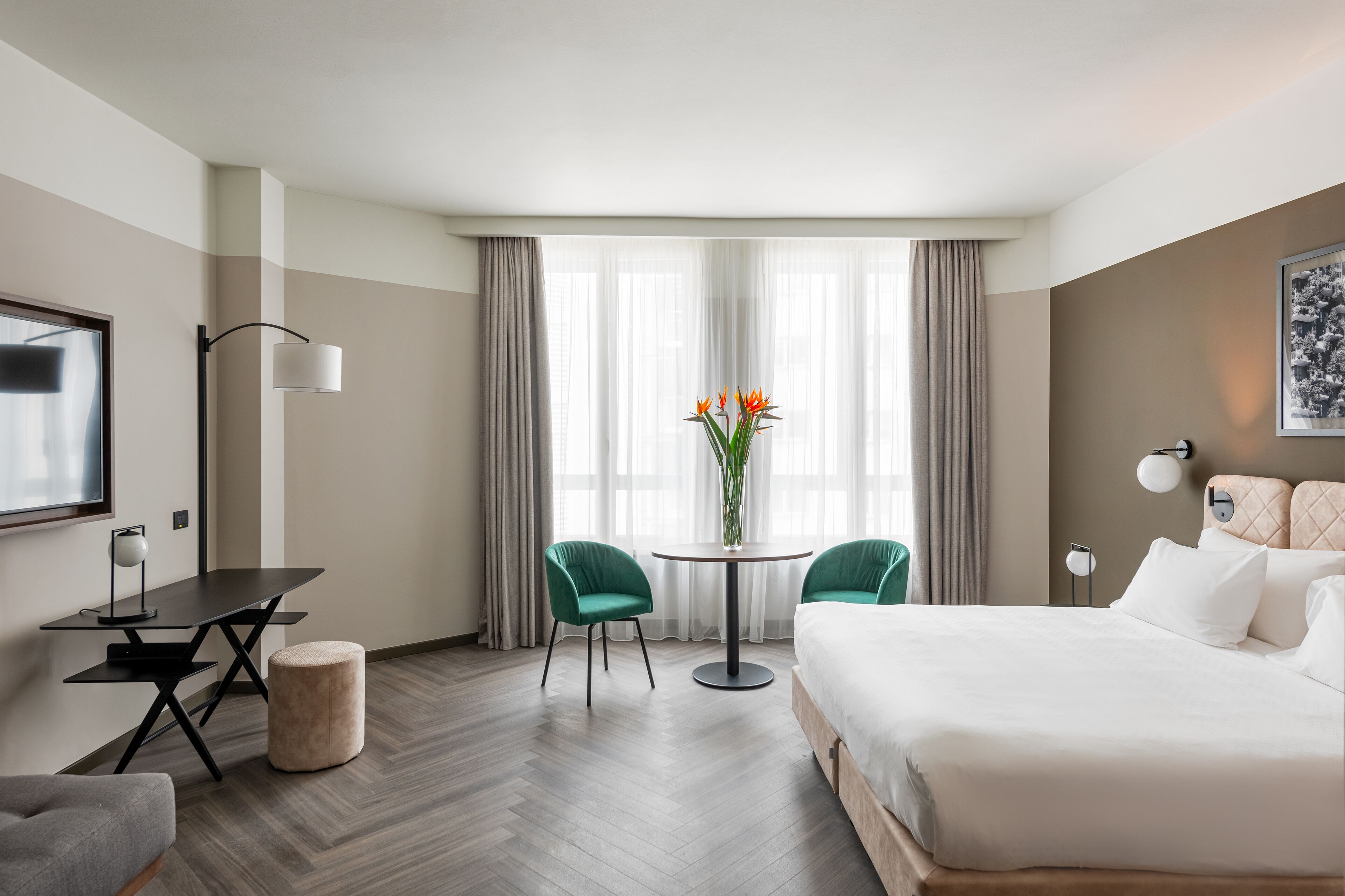 junior double room | 2 bedrooms, premium bedding, down duvets, minibar