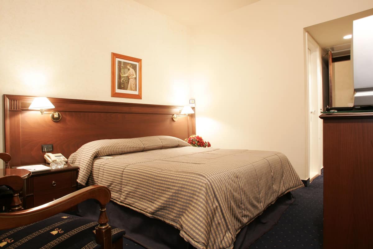 Standard Double Room, 1 Queen Bed | Bathroom | Free toiletries, hair dryer, towels