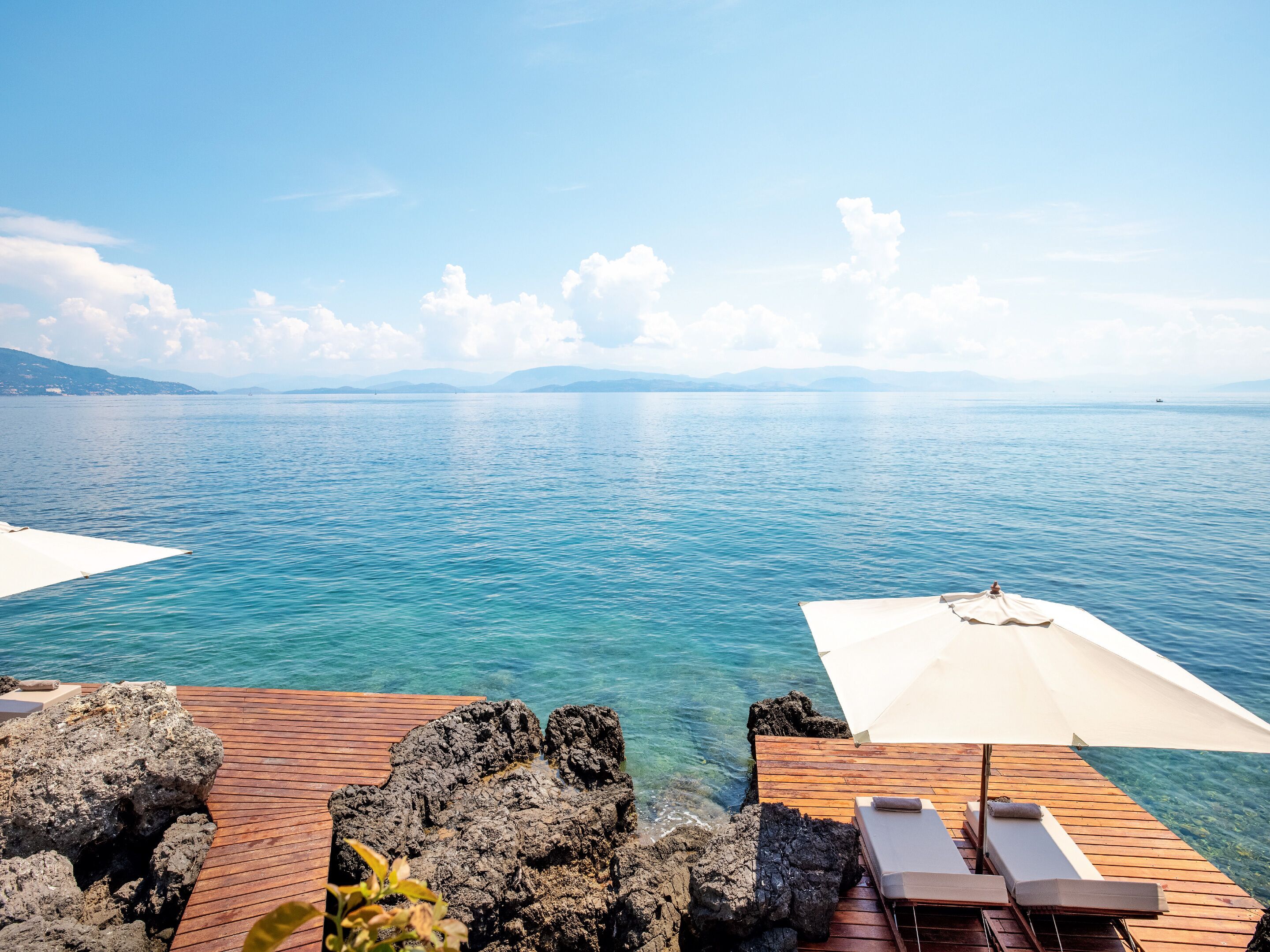 2 bedroom roc villa private pool waterfront sea deck | 2 bedrooms, premium bedding, minibar, in-room safe
