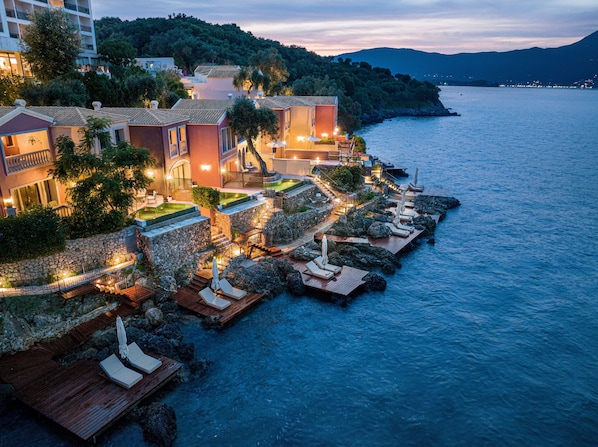 2 Bedroom Roc Villa Private Pool Waterfront Sea Deck | Premium bedding, minibar, in-room safe, blackout drapes - Corfu Imperial, A Grecotel Resort to Live (Corfu)