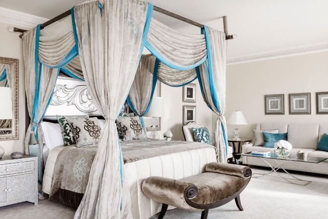 Frette Italian sheets, premium bedding, down comforters, minibar