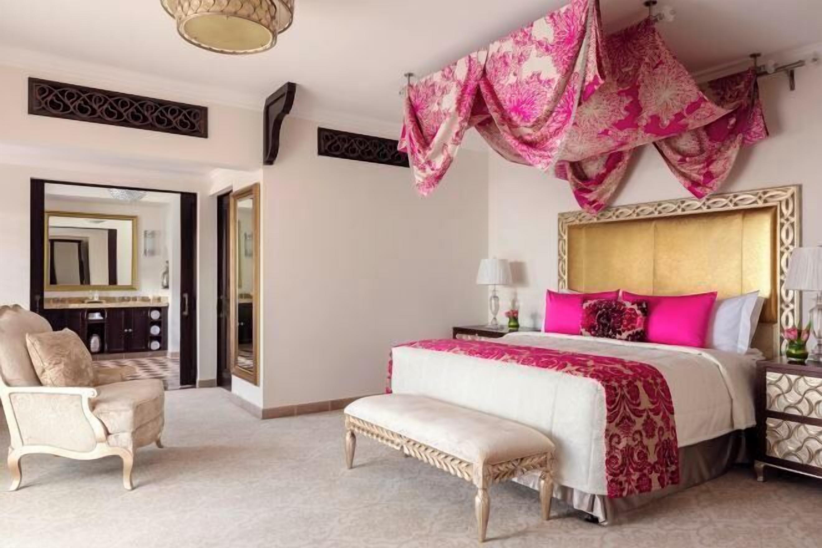 Frette Italian sheets, premium bedding, down duvets, minibar