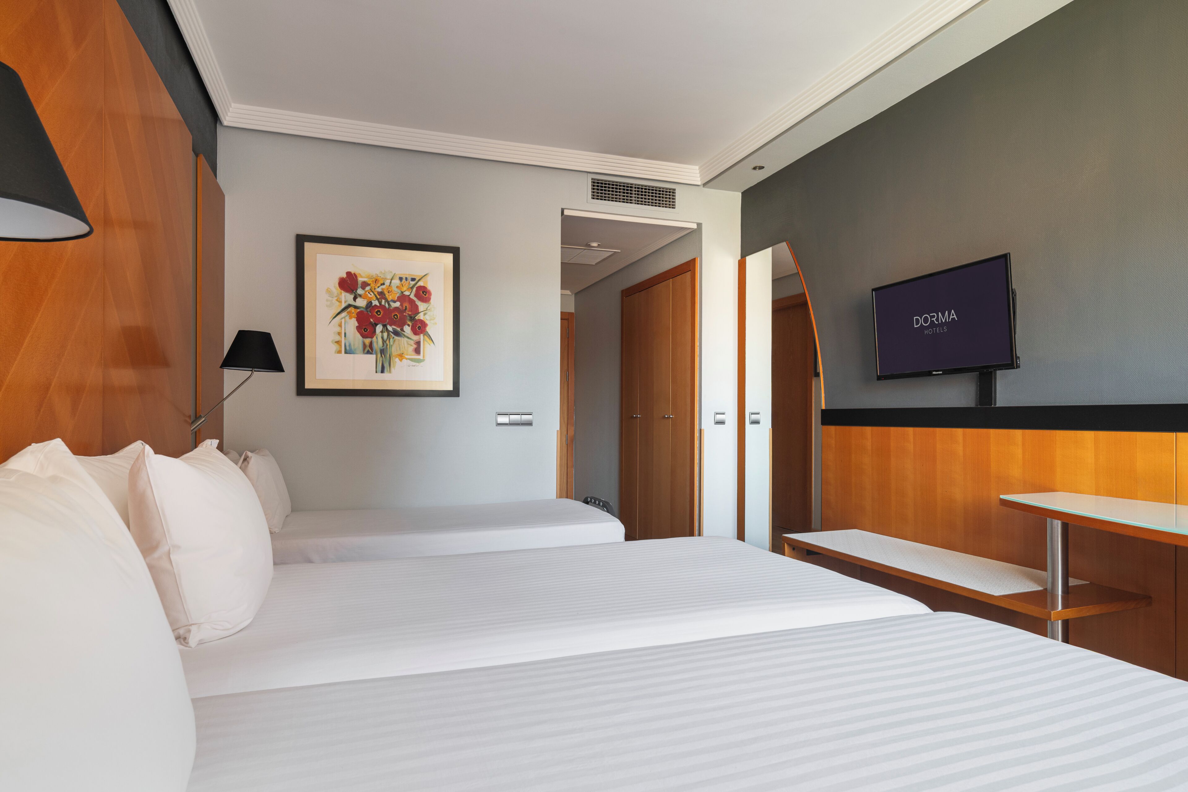 Premium bedding, minibar, in-room safe, desk