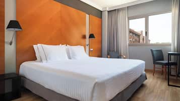 Double Room | Premium bedding, minibar, in-room safe, desk