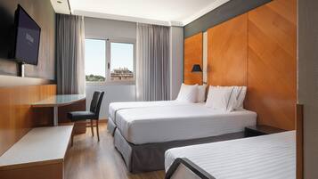 Premium bedding, minibar, in-room safe, desk